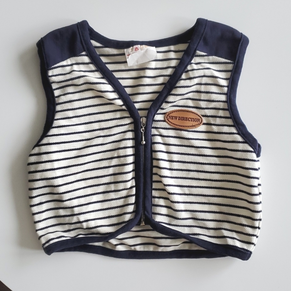Vintage Zip up Sweater Vest Size 3T - Made in Canada